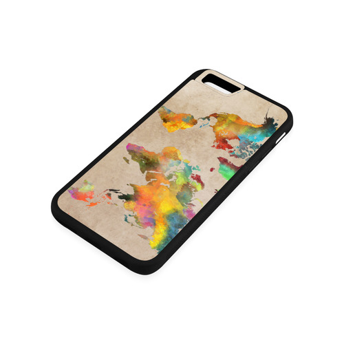 world map 17 Rubber Case for iPhone 6/6s