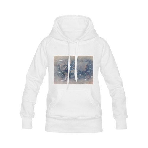 world map 26 Women's Classic Hoodies (Model H07)