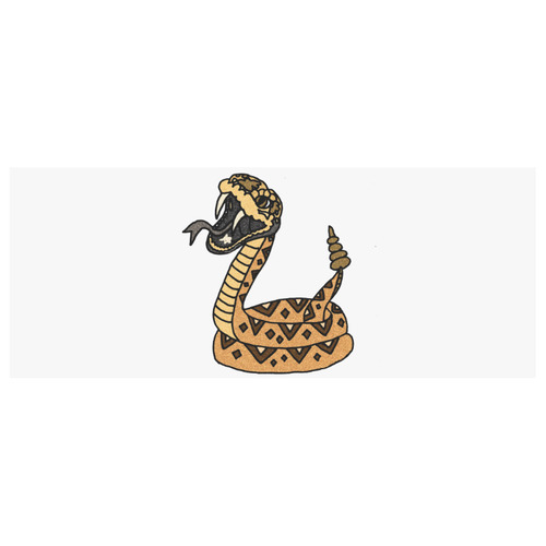 Striking Rattlesnake Art Custom Morphing Mug