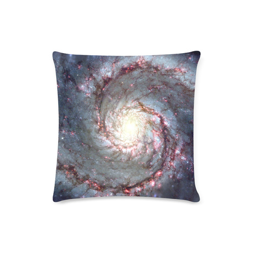 NASA: Whirlpool Galaxy Stars Outerspace Custom Zippered Pillow Case 16"x16"(Twin Sides)