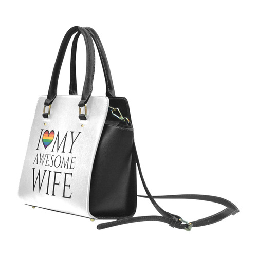 I Heart My Awesome Wife Classic Shoulder Handbag (Model 1653)