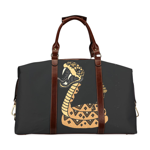 Striking Rattlesnake Art Classic Travel Bag (Model 1643)