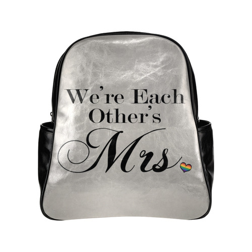 We're Each Other's Mrs. Multi-Pockets Backpack (Model 1636)