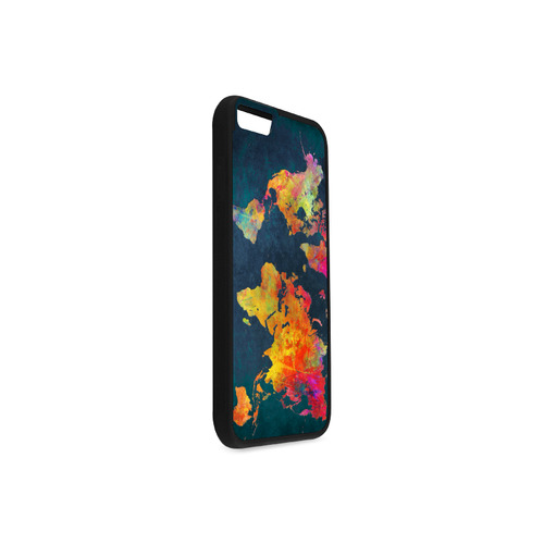 world map 16 Rubber Case for iPhone 6/6s