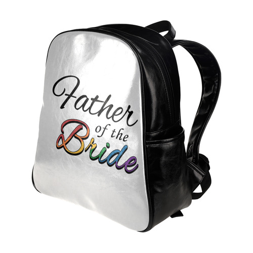 Rainbow "Father of the Bride" Multi-Pockets Backpack (Model 1636)