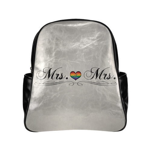 Mrs. & Mrs. Lesbian Design Multi-Pockets Backpack (Model 1636)