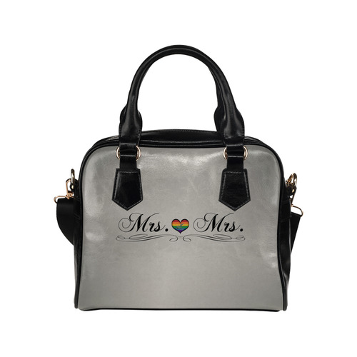 Mrs. & Mrs. Lesbian Design Shoulder Handbag (Model 1634)