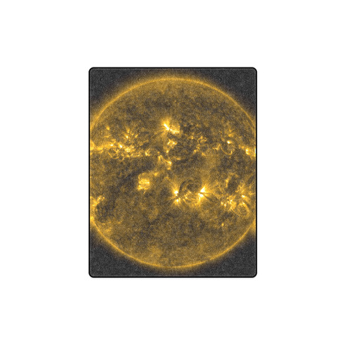 NASA: Sun & Solar Flares Stars Outerspace Blanket 40"x50"