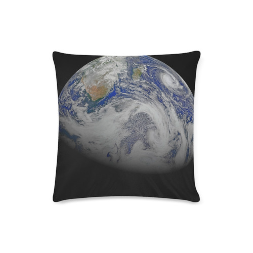 NASA: Planet Earth From Outerspace Custom Zippered Pillow Case 16"x16" (one side)