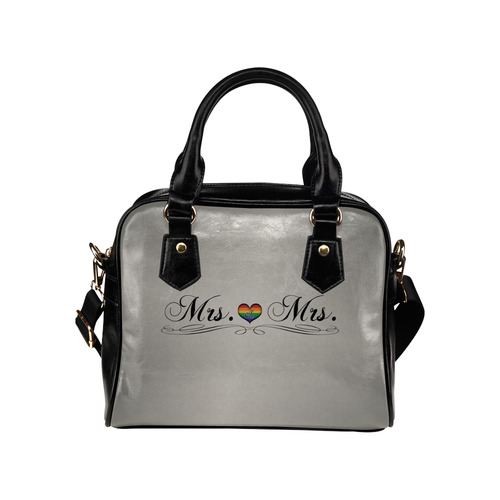 Mrs. & Mrs. Lesbian Design Shoulder Handbag (Model 1634)