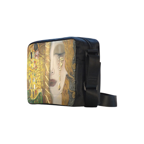 My Klimt Serie:Gold Classic Cross-body Nylon Bags (Model 1632)