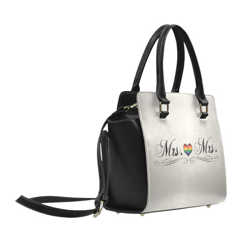 Mrs. & Mrs. Lesbian Design Classic Shoulder Handbag (Model 1653)