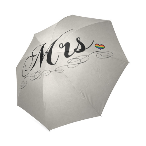 Mrs. Lesbian Design Foldable Umbrella (Model U01)