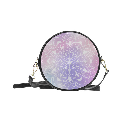 Watercolor Mandala by ArtformDesigns Round Sling Bag (Model 1647)