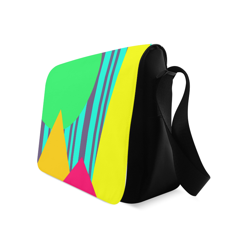 Shapes and Colors Messenger Bag (Model 1628) ID D728571