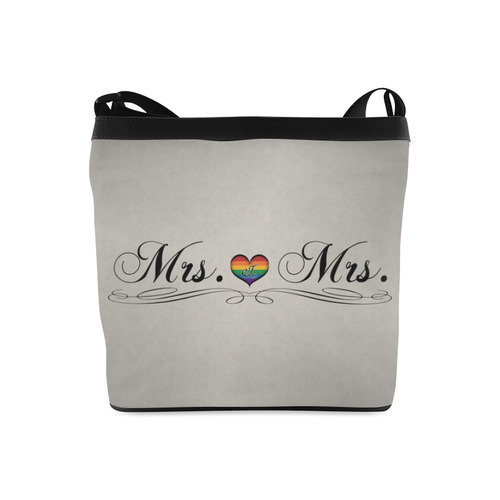 Mrs. & Mrs. Lesbian Design Crossbody Bags (Model 1613)