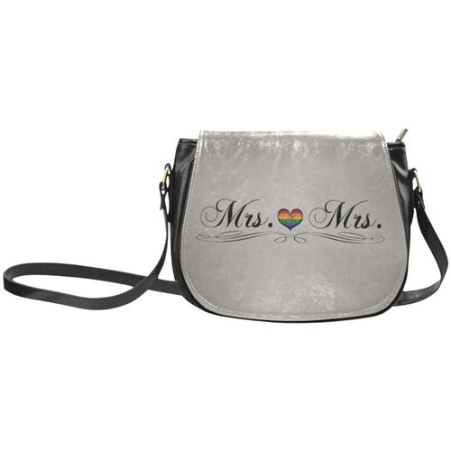 Mrs. & Mrs. Lesbian Design Classic Saddle Bag/Large (Model 1648)