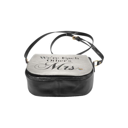 We're Each Other's Mrs. Classic Saddle Bag/Large (Model 1648)