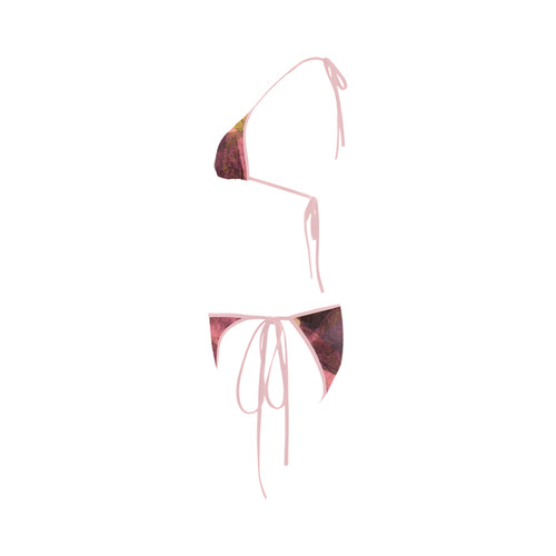 Pink PATTERN GARDEN NO6_B2 Custom Bikini Swimsuit