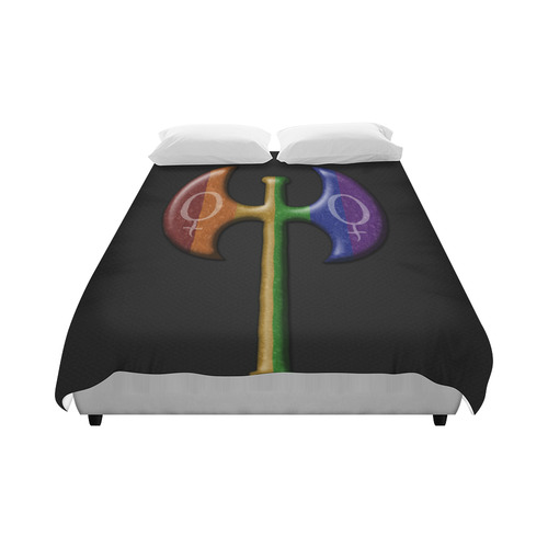 Rainbow Lesbian Pride Labrys Duvet Cover 86"x70" ( All-over-print)