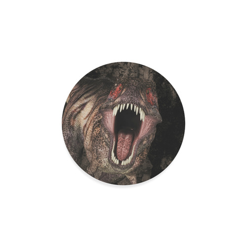 Tyrannosaurus rex dinosaur the king tyrant lizard Round Coaster