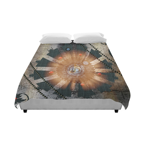 Music, key notes, metal design Duvet Cover 86"x70" ( All-over-print)