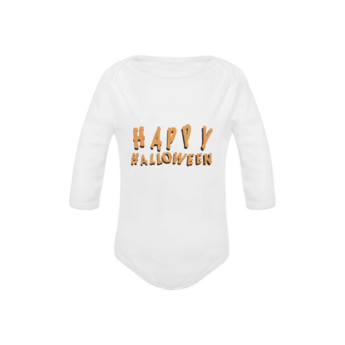 Happy Halloween Baby Powder Organic Long Sleeve One Piece (Model T27)