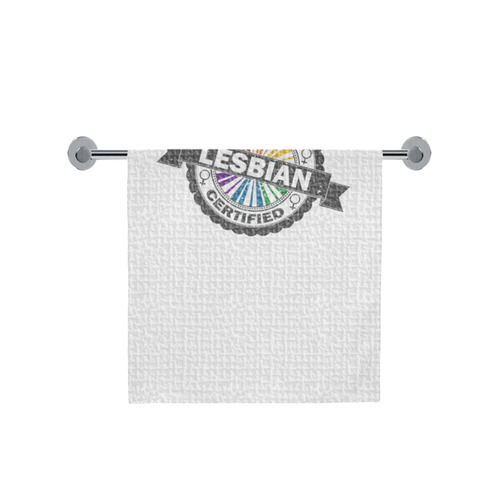 Certified Lesbian Stamp Bath Towel 30"x56"