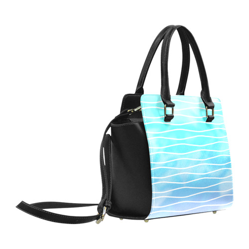 turquoise sea Classic Shoulder Handbag (Model 1653)