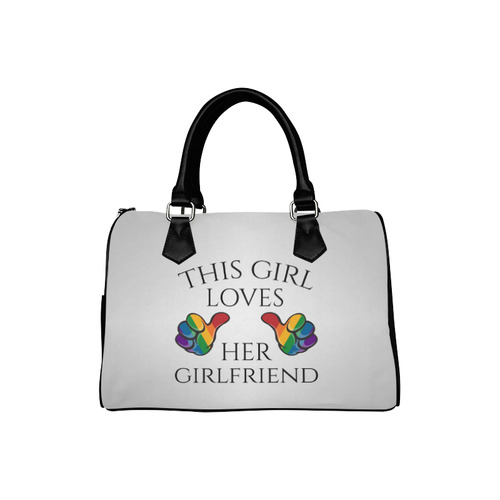 This Girl Loves Her Girlfriend Boston Handbag (Model 1621)