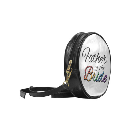 Rainbow "Father of the Bride" Round Sling Bag (Model 1647)