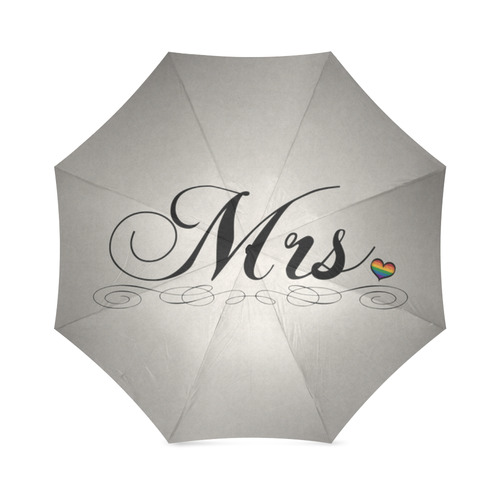 Mrs. Lesbian Design Foldable Umbrella (Model U01)