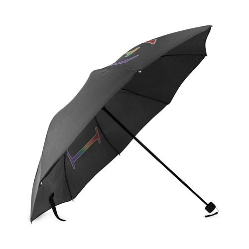 Lesbian Pride Rainbow love Foldable Umbrella (Model U01)