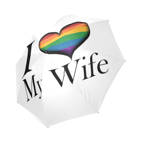 I Heart My Wife Foldable Umbrella (Model U01)