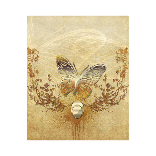 Wonderful golden butterflies Duvet Cover 86"x70" ( All-over-print)
