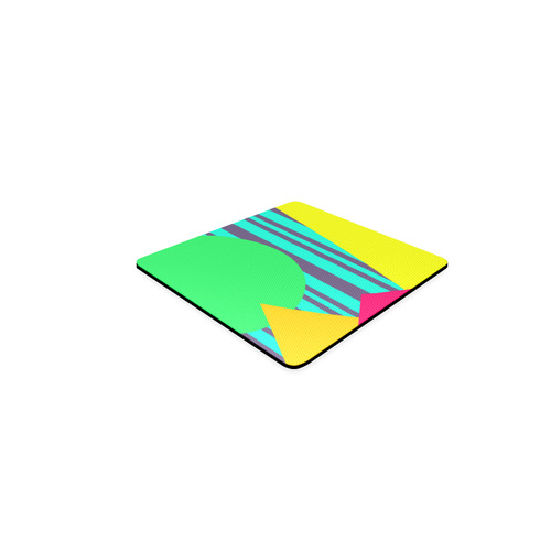 Shapes and Colors Square Coaster