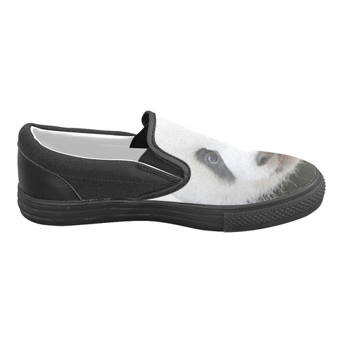 Panda Bear Men's Slip-on Canvas Shoes (Model 019)