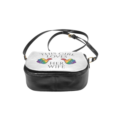 This Girl Loves Her Wife Classic Saddle Bag/Large (Model 1648)