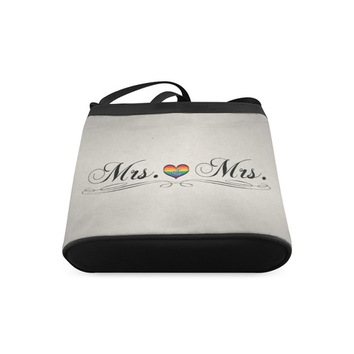 Mrs. & Mrs. Lesbian Design Crossbody Bags (Model 1613)