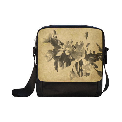 Photography Bough with Blossoms old vintage style Crossbody Nylon Bags (Model 1633)