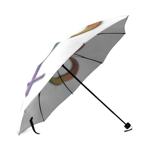 Rainbow Female Gender Symbols Foldable Umbrella (Model U01)