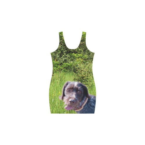 Dog Wirehaired Pointing Griffon Medea Vest Dress (Model D06)