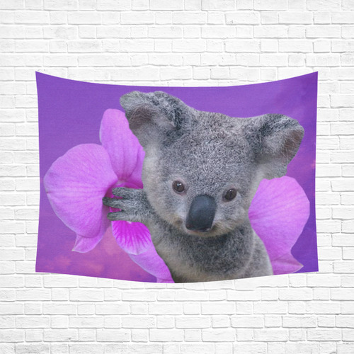 Koala Cotton Linen Wall Tapestry 80"x 60"