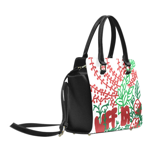 UFFDA Tangle Flower Garden Classic Shoulder Handbag (Model 1653)