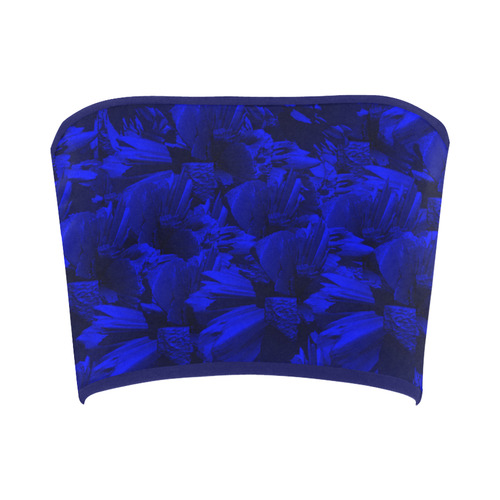 A202 Blue Peaks Abstract Bandeau Top