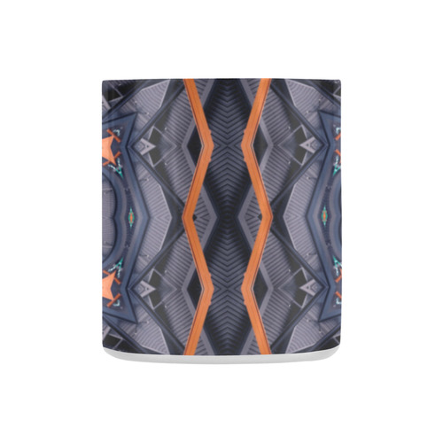 Industrial Blue & Orange 3 Classic Insulated Mug(10.3OZ)