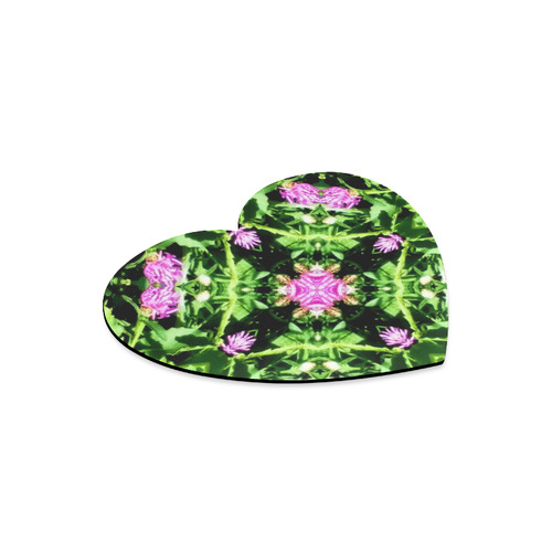 Floral 1 Heart-shaped Mousepad