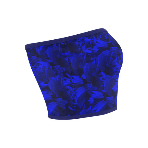 A202 Blue Peaks Abstract Bandeau Top