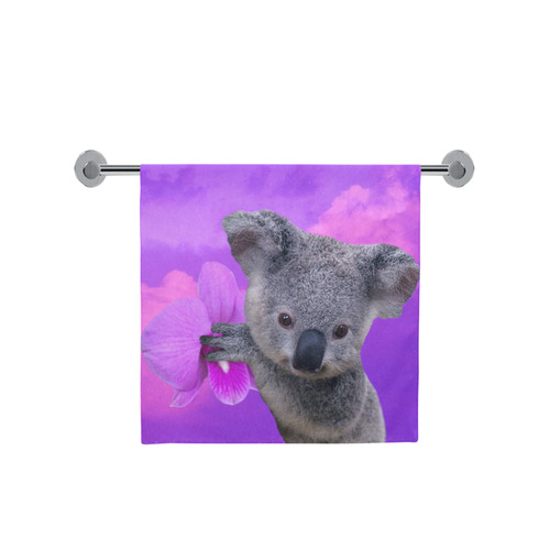 Koala and Orchid Bath Towel 30"x56"