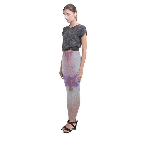 Abstract Floral Watercolor Cassandra Women's Leggings (Model L01)